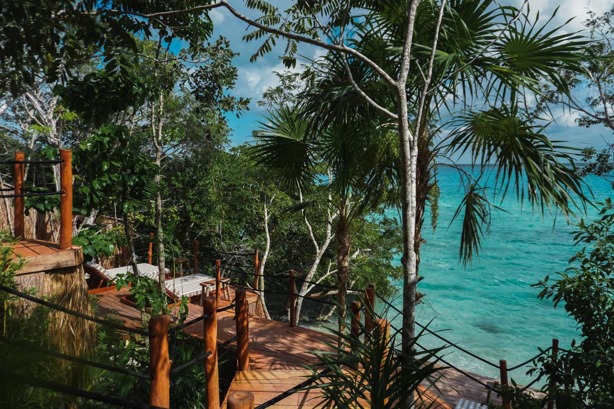 Naya Bacalar Lagoon Front Hotel Exterior foto